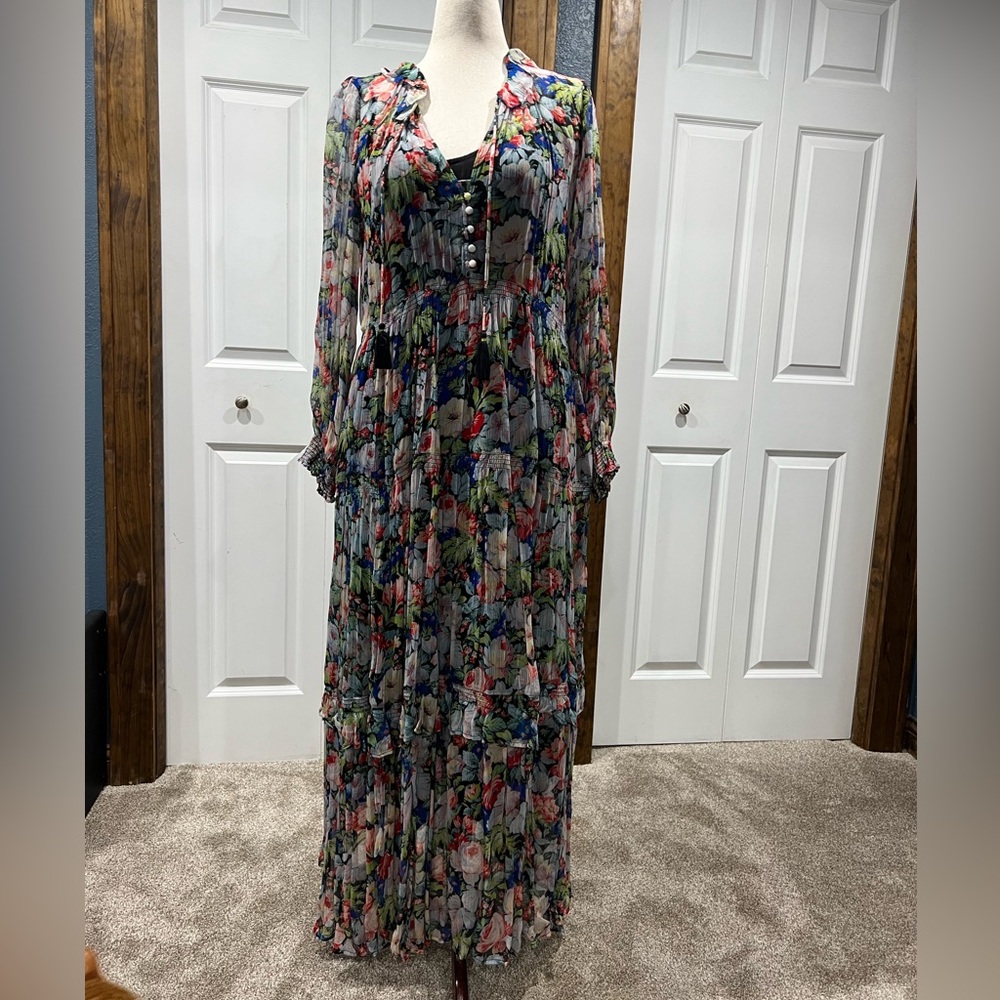 Anthropologie NWT Floral Maxi Dress